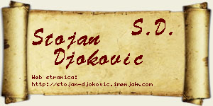 Stojan Đoković vizit kartica